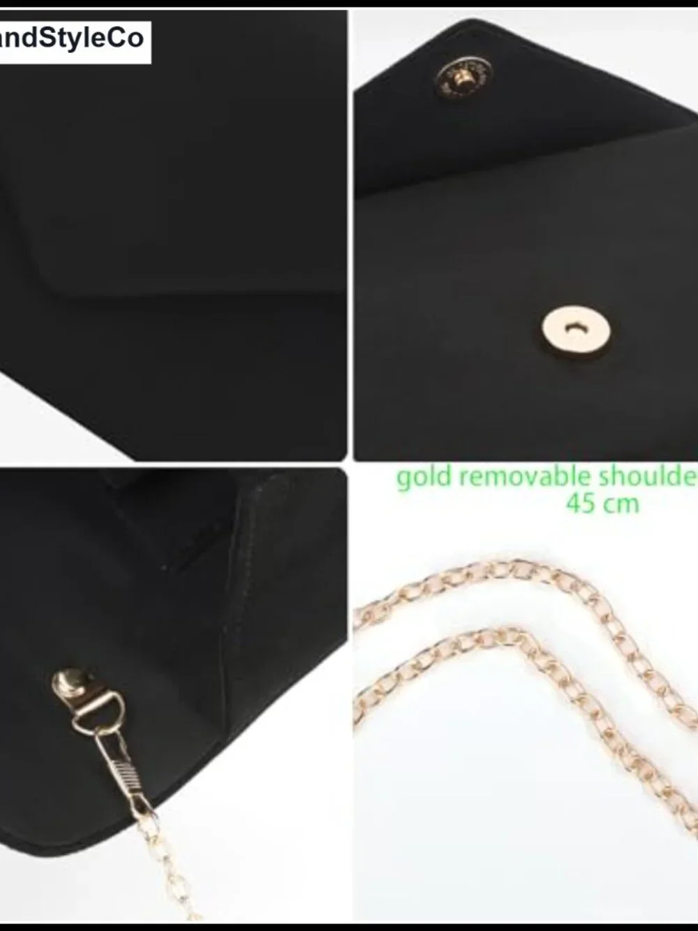 Faux Suede Clutch Purse Evening Bag Crossbody Shoulder for Wedding Party Prom